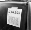 A4 DoublePocket Sun-visor Fitted Price Board