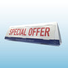 Car Topper Unit with Interchangeable Slogans - standard stock options