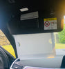 A4 Single Pocket Sun-visor Fitted Price Board