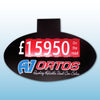 Personalised Clip-in Visor Pricing Displays