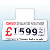 Personalised Clip-in Visor Pricing Displays