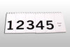 Bonnet Stand Magnetic fitted price maker - Calender Style Flip over style numbers